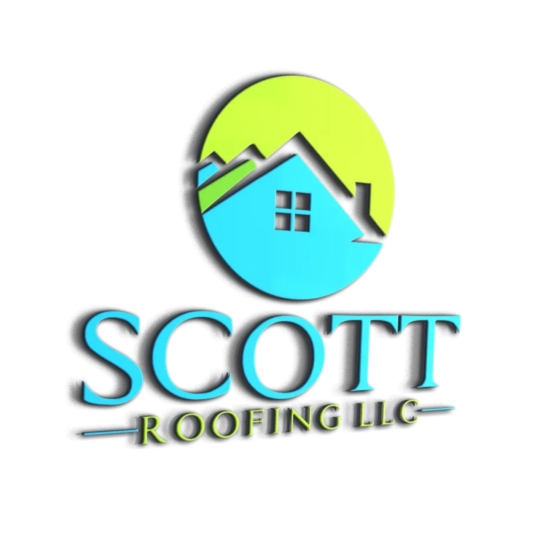 A logo of scott roofing llc
